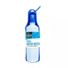 Sticla de apa portabila pentru animale de companie - Albastru