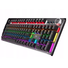 Tastatură mecanică RGB, model BK1000, Gonga® - Negru