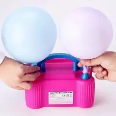 Pompa electrica pentru umflat baloane, Gonga® - Roz