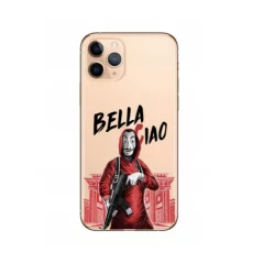 Husa de protectie din silicon, model Bella Ciao, iPhone 11 Pro, Gonga® - Multicolor